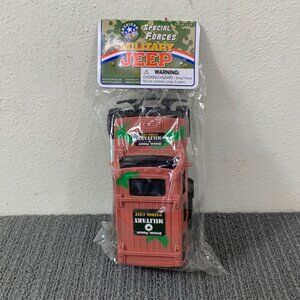 American Hero Special Forces Military Jeep Patrol Unit Plastic Toy Truck Ages 5+